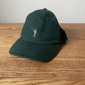 William Murray Hat Cap Strap Back Mens Green Cotton Embroidered Golfer Dad Hat